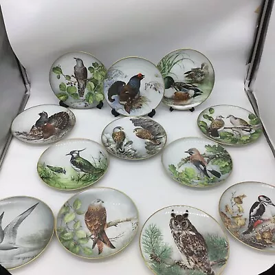 Buy Franklin Porcelain Wild Birds Of The World 12 Plates • 25£