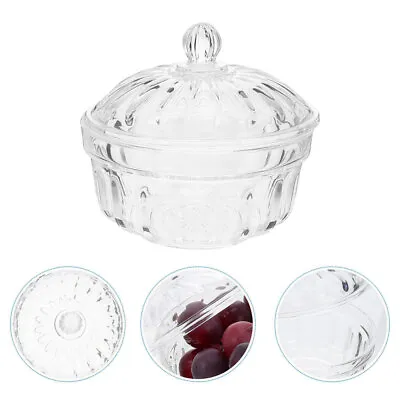 Buy  Acrylic Fruit Bowl Glass Kitchen Canisters Candy Jars With Lids • 13.98£
