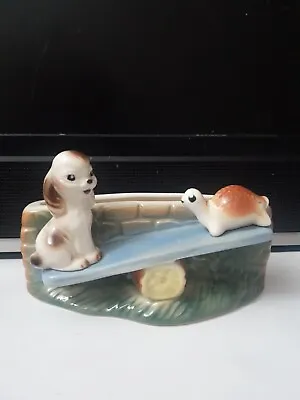 Buy Vintage Hornsea Playtime No. 19 Kitsch Puppy And Tortoise On Seesaw Excellent • 4.99£