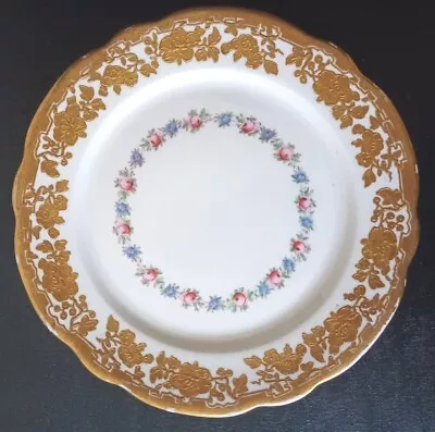 Buy Antique Hammersley Gold Encrusted Floral Plate For Ovington Brothers 1843-84, 9  • 90.13£