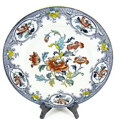 Buy Antique Rare Cauldon England Bone China Cabinet Dinner Plate Floral Transferware • 61.81£