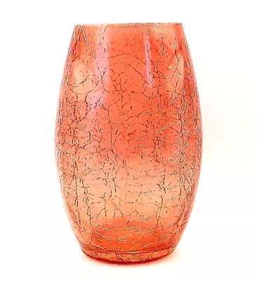 Buy Vintage Pink Crackle Vase • 19.03£