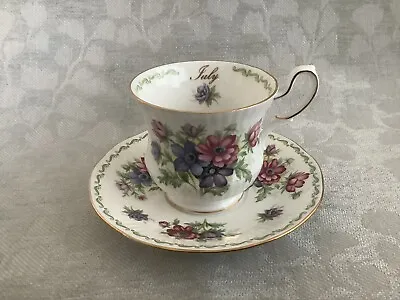 Buy Rosina China ‘July Anenome’ Cup & Saucer - Queen’s • 16£
