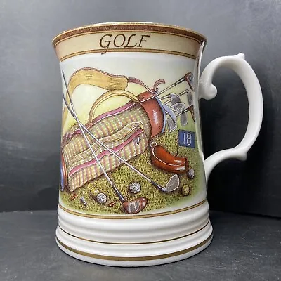 Buy Vintage Queen’s Golf Bone China Mug/tankard Made In England Churchill  • 19.95£