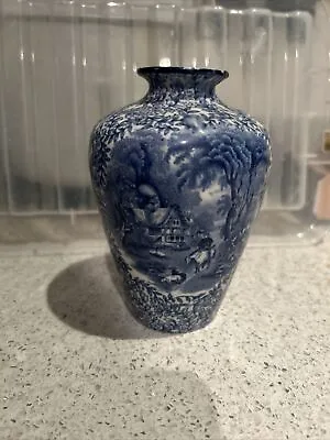 Buy Fenton Ye Olde Foley Ware Small Vase 12cm Tall • 8£