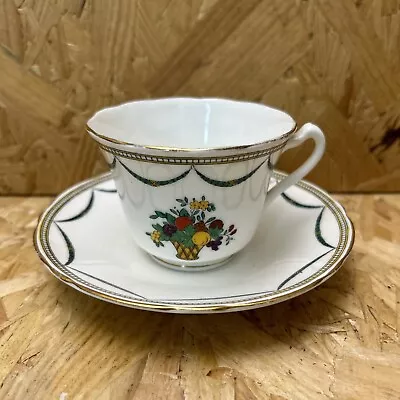 Buy Vintage 1924 Adderley Regent Tea Cup & Saucer - Floral Garland • 4.99£