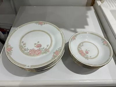 Buy Crown Ming Fine China Jian Shiang Christina 6x Large Plates 6x Soup Bowl #1 • 25£