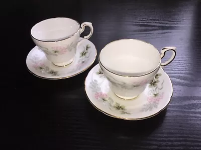 Buy Two Fine Bone China Cups & Saucers By Appointment To The Queen, Paragon/Glendale • 17.50£