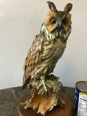 Buy Giuseppe Armani Figurine Great Horned Owl Giuseppe Armani Bird • 199.99£