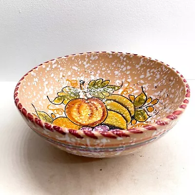 Buy Vintage Oniria Spanish Pottery Bowl Hand Painted • 15.99£