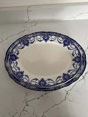 Buy Set Of 2 Beautiful Antique Serving Platters- Losol  Venice  Pattern - Excellent • 9.99£