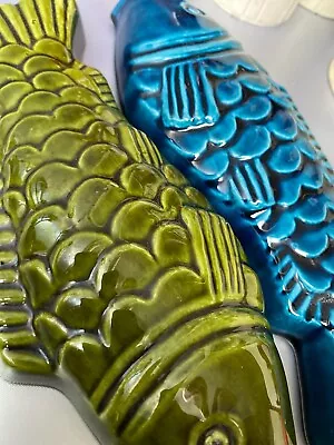 Buy FISH GREEN - Vintage Ceramic FIGURINE. • 39.97£