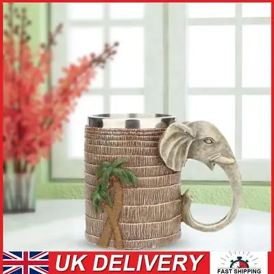 Buy Coconut Tree Elephant Mug Heat-resistance Cups For Lover Family Children Gifts • 15.49£