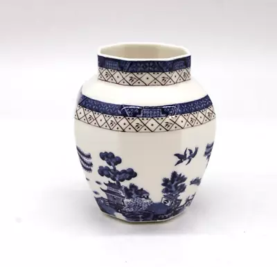 Buy ROYAL DOULTON Booths Real Old Willow Vase 1126 Blue & White 11.5cm • 3.49£
