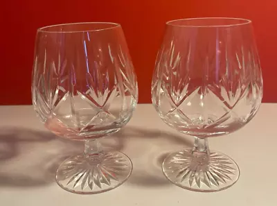 Buy Stuart Crystal Richmond Brandy Glasses, Set Of 2 Signed, Vintage (b) • 19.73£