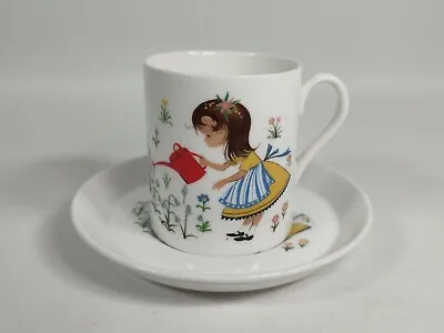 Buy Royal Tuscan Nursery Rhyme Mary Mary Quite Contrary Fine Bone China Cup & Saucer • 9.99£