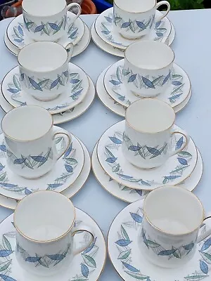 Buy Royal Standard 8 X TEA TRIOS  Fine Bone China Tea Cup Saucer Tea Plate • 16.99£