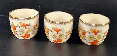 Buy 3x Alfred Meakin Marigold Marquis Small Eggcup Art Deco Floral Design • 28.72£