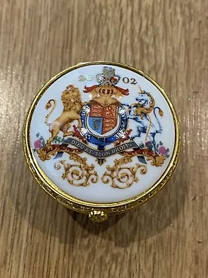 Buy Queen Elizabeth Ll Golden Jubilee Porcelain Trinket Box • 0.99£