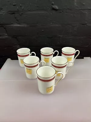 Buy 6 X Duchess / Royal Grafton Warwick Red Tea / Coffee Mugs 3.75  2 Sets Available • 39.99£