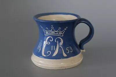 Buy Signed Queen Elizabeth II Coronation Art Studio 8cm Pottery Mug • 8£