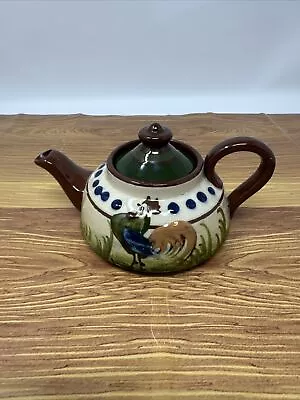 Buy Vintage Longpark Torquay Motto Ware Teapot Duee Drink A Cup A Tay • 12.50£