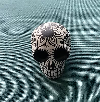 Buy Decorative Pottery Sugar Skull Day Of The Dead Ornament  • 4.99£