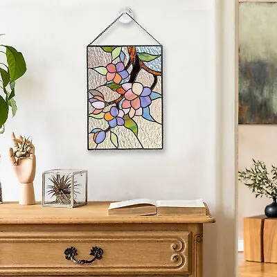 Buy Hummingbird Stained Glass Window Hangings Bird Suncatcher Panel Windows Decorate • 12.83£