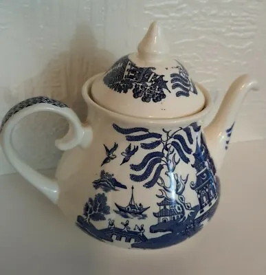Buy Old Willow By English Ironstone Tableware Tea Pot • 13.50£