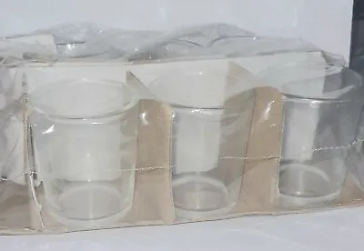 Buy Clear Voltive Glass Candle Holders 6 Pack 3 Inches Tall NEW! • 2.63£