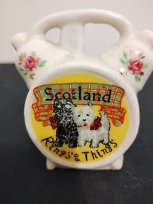 Buy Vintage Retro Scottie Dog “Rings And Things” Trinket Holder Wall Mounting Kitsch • 5£