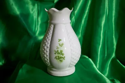 Buy Donegal Fine Parian China Vintage Shamrock Design Errigal Vase • 30£