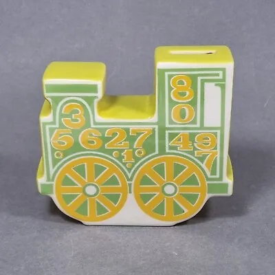 Buy Vintage Carlton Ware Yellow Green Train Money Box Mid Century 60s 70s • 85£
