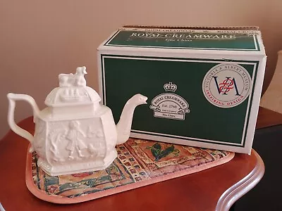 Buy Royal Creamware Teapot 'Limited Edition W/ Certificate Of Authenticity • 20£