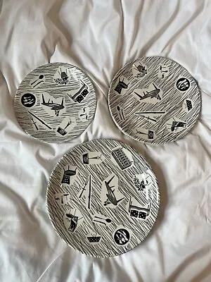 Buy Vintage Woolworth 50 Design Ridgway Potteries Homemaker Side Tea Plate Set • 10£