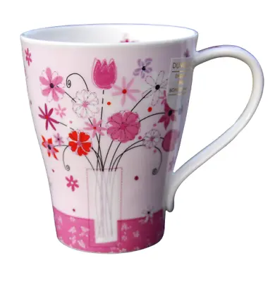 Buy Bone China Mug  In The Pink  - Great Present - Dunoon - Cupcakes Flowers • 9.95£