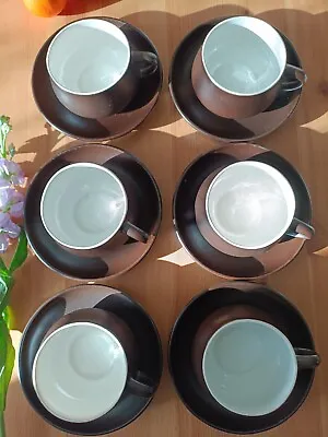 Buy Honiton Pottery Retro Tea Cup Set X6 • 15£