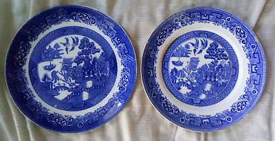 Buy Willow Plates. Ye Old Willow. Made In England. Fenton • 4£