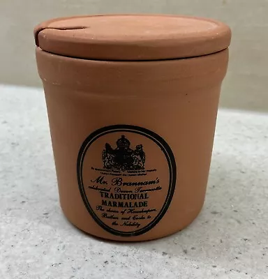 Buy Mr Brannam’s Pottery Terracotta Traditional Marmalade Pot Jar & Lid Vintage Rare • 8.95£