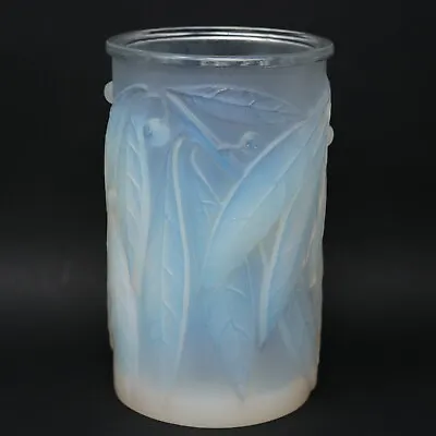 Buy Rene Lalique Opalescent Glass 'Laurier' Vase • 1,710£