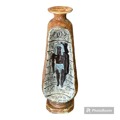 Buy Hand Painted F. LLi Marchi Italian Egyptian Revival Vase Or Decanter • 28.88£