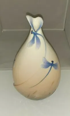 Buy Franz Porcelain Collection Dragonfly Narrow Vase FZ00053 By Designer Jen Woo  • 170.64£