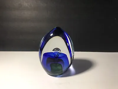 Buy GORGEOUS DESIGNS ART Glass , Stunning Blue,Paperweight, Art Glass • 21.79£