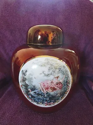 Buy Carlton Ware Rouge Royale Extra Large Ginger Jar - Classical Scenes • 24.95£