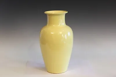 Buy Vintage Italian Pottery MCM Raymor Hand Turned Yellow Monochrome Vase Large 14  • 71.15£
