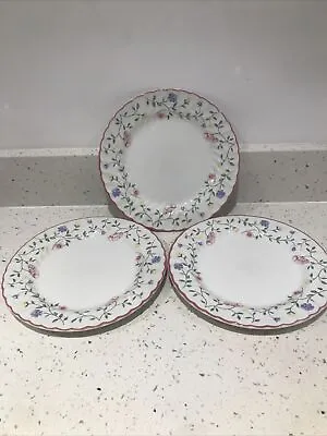 Buy 3 X Vintage Johnson Brothers Summer Chintz Floral Pattern Salad Side Plates • 12.50£