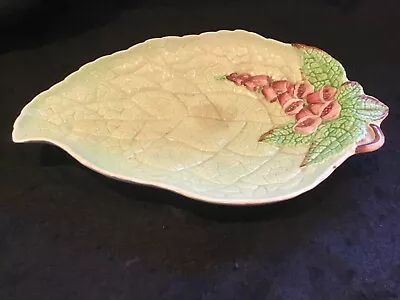 Buy Vintage Carlton Ware Leaf Dish With Foxgloves - Australian Design • 14£