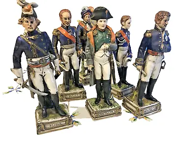 Buy Dresden Porcelain Napoleon Generals Figurines Lot Of 6 Exquisite Germany • 1,152.60£