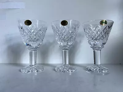 Buy Wine Glasses Tyrone Irish Crystal Signed 5.1  In Height Total 3 Pieces • 55£