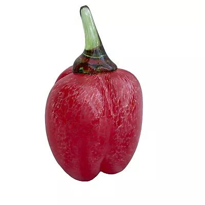 Buy Kosta Boda Art Glass Red Pepper Paperweight Frutteria Gunnel Sahlin 10oz • 66.48£